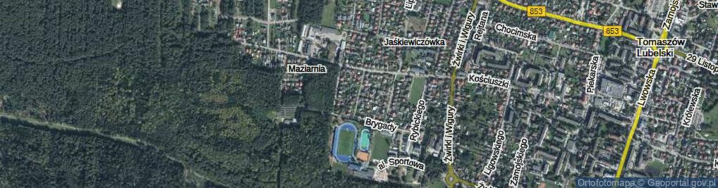 Zdjęcie satelitarne Minora Jana ul.